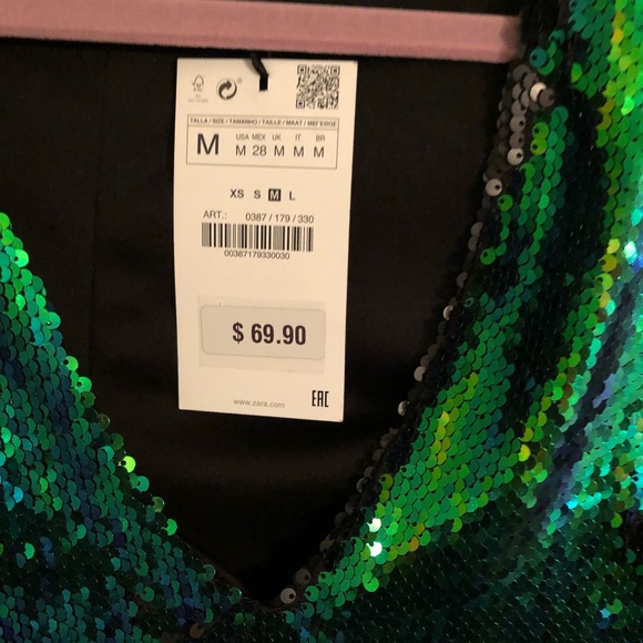 Zara festive season dress “new” size M - Picture 4 of 4